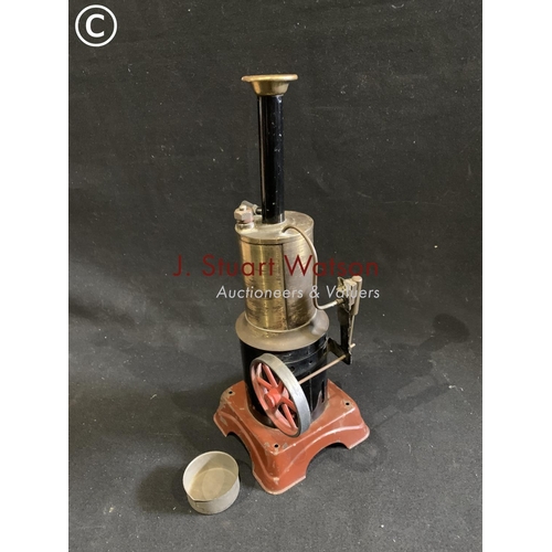 659 - Toy steam model, height 32cms