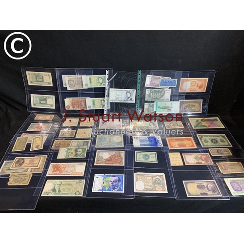 673 - Album of English and Foreign bank notes