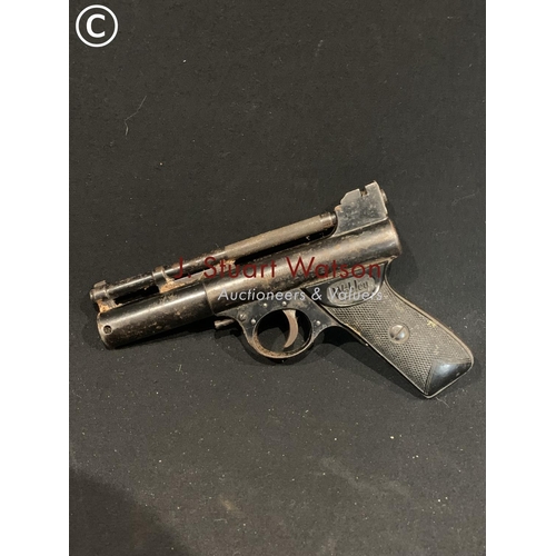 684 - Vintage Webley air pistol a/f