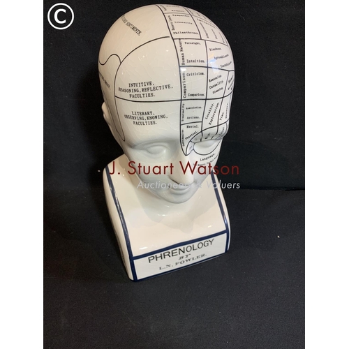 732 - Phrenology Head height 32 cms