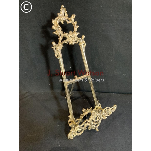 736 - Brass Easel height 38 cms