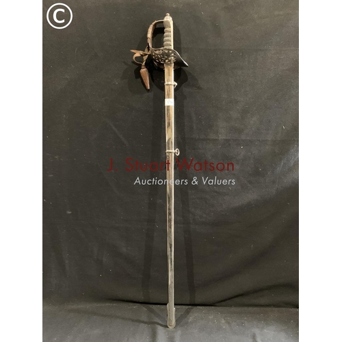 784 - British Sword marked H.Lehmann, Regency House, Aldershot