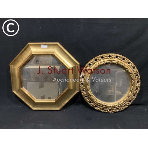 953 - Two gilt framed mirrors