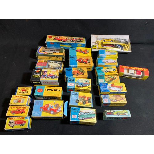 479 - 25 Boxed Corgi and Matchbox repainted reboxed editions