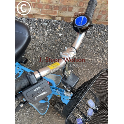 292 - A satori Supa Scoota with keys, untested condition