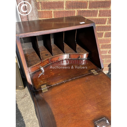 296 - Mahogany bureau