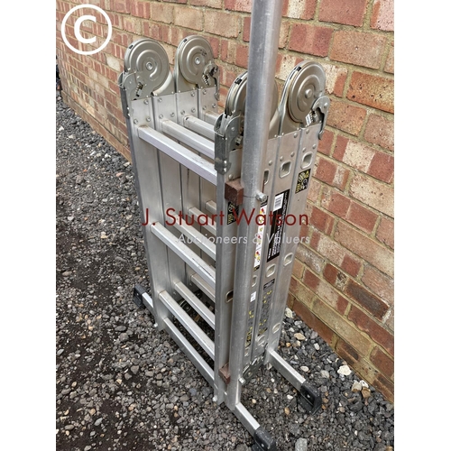 41 - Aluminum folding ladder