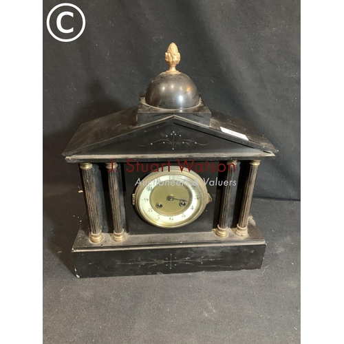 626 - Slate Mantel clock