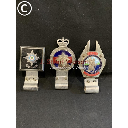 638 - 3 car badges