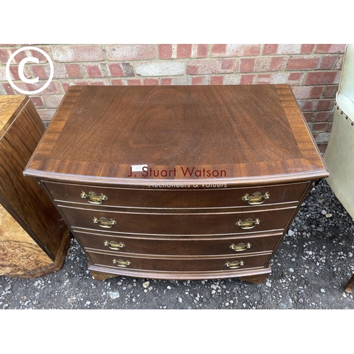 77 - A reproduction chest of four drawers 77x45x77