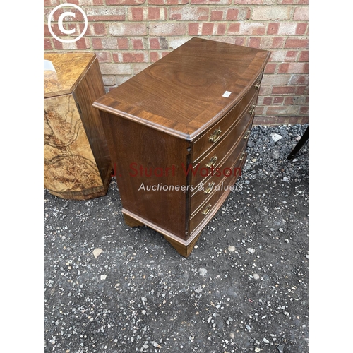 77 - A reproduction chest of four drawers 77x45x77