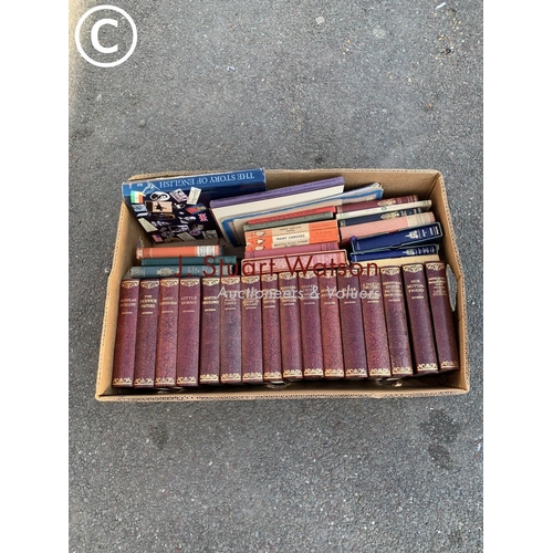 779 - Bound set of Dickens and other books