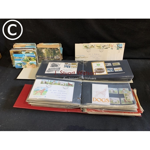 787 - Two albums of Pre decimal and early decimal GB First Day Covers and presentation packs together with... 