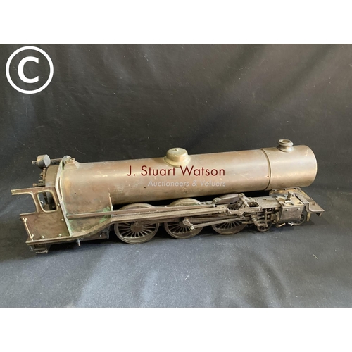 794 - 1920's Brass Steam Train named Knotty, 2 1/2 