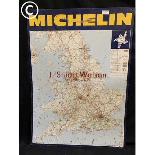 819 - Michelin tin map no 986 - 63 x 86 cms