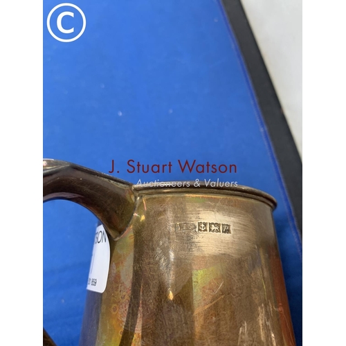 871 - Hallmarked Silver Tankard 5.13 ozt