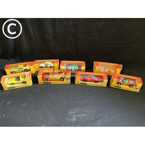 903 - Eight boxed original Corgi Whizzwheels