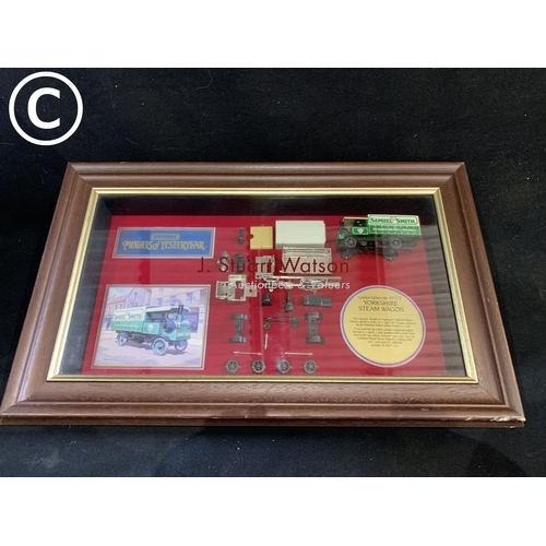 912 - Matchbox Models of Yesteryear Limited Edition Framed cabinet of 1917 Type WA Yorkshire Steam Wagon 5... 