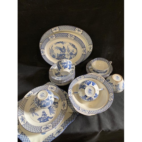 740 - Woods and Sons Yuan part tea and dinnerware, 27 pieces