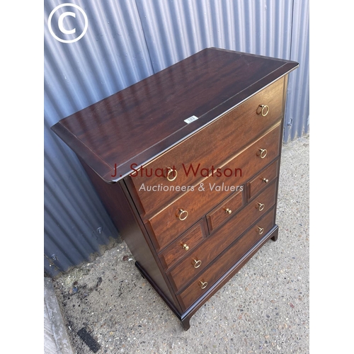 103 - A stag minstrel chest of seven drawers