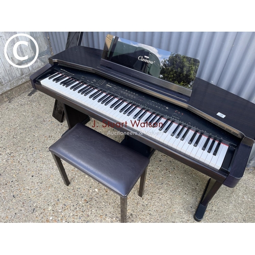 12 - A Yamaha clavinova CVP35 electric piano