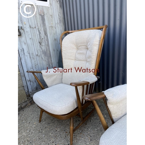 22 - A pair of Ercol golden dawn fireside armchairs