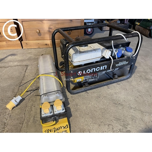 360k - A loncin generator with 110v site light