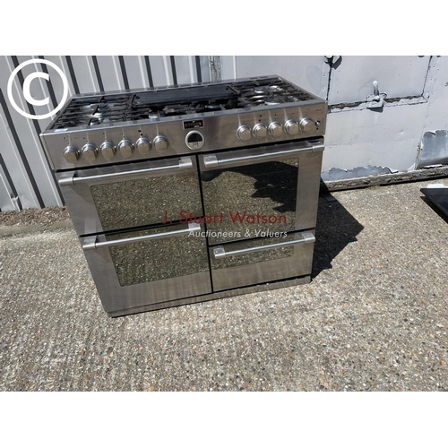 56 - A STOVES range style gas cooker with extraction equipment 100 c, wide