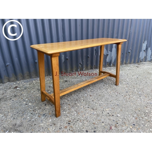 99 - An original Ercol CC41 plank Dining table 135x70x77