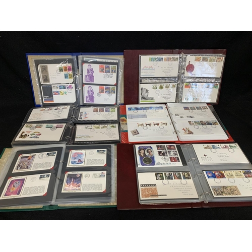 584 - 6 albums of GB and other First Day covers, over 300 items