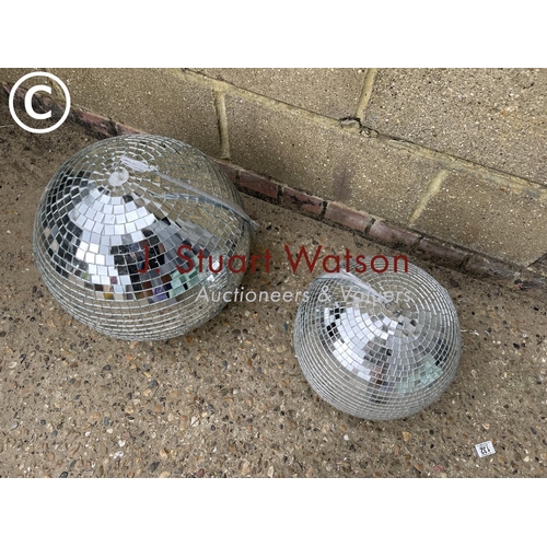 198 - Two disco balls