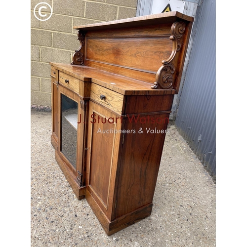 285 - A William IV rosewood Chiffonier 140cm wide