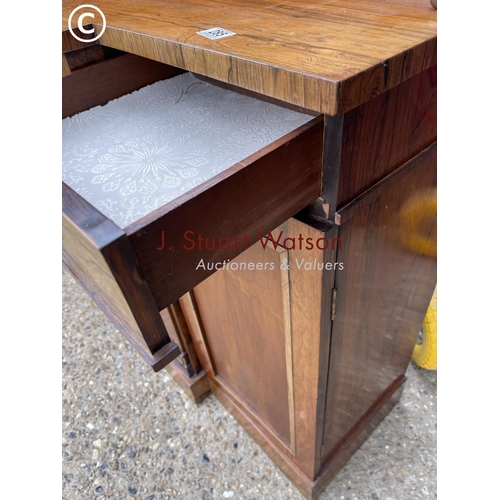 285 - A William IV rosewood Chiffonier 140cm wide