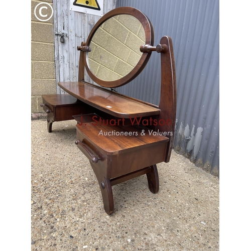 42 - An Italian design deco style dressing table 160wx 140h