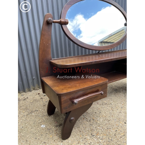 42 - An Italian design deco style dressing table 160wx 140h