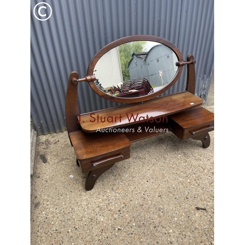 42 - An Italian design deco style dressing table 160wx 140h