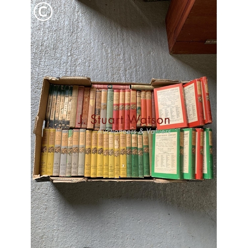 772 - Box of books including Everymans Library and box of plays