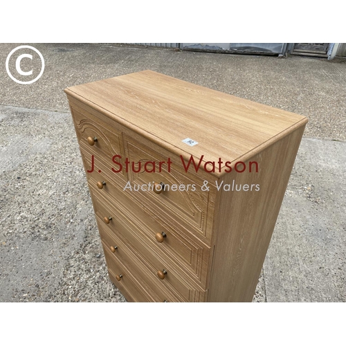 92 - A modern chest of six drawers by alstons