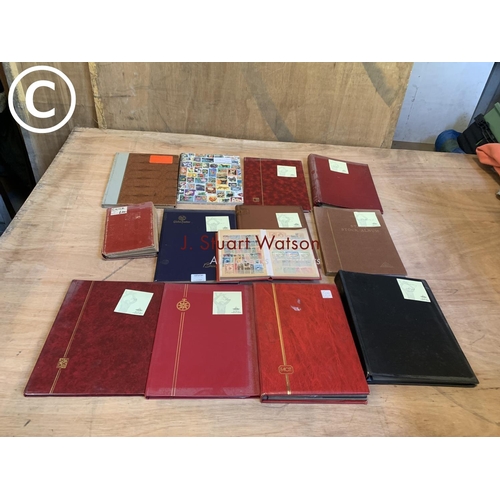 1003 - 13 Stamp Albums and Stock books