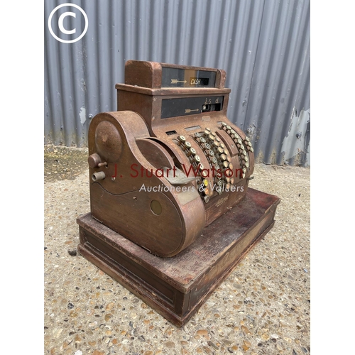 23 - A vintage till / cash register by national