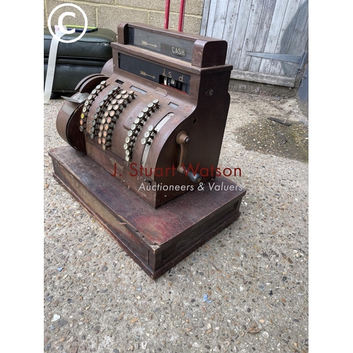 23 - A vintage till / cash register by national