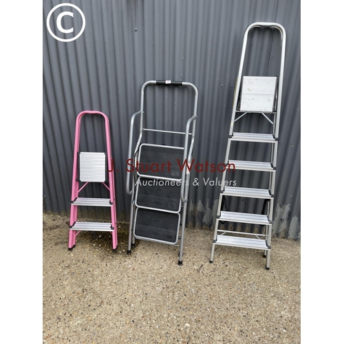 33 - Three step ladders