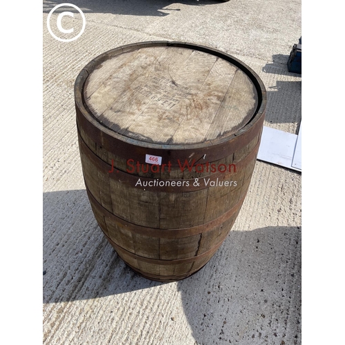 466 - Full size Scottish wiskey barrell