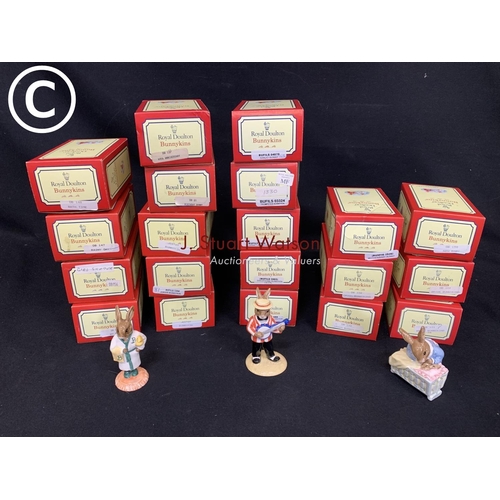 582 - 20 Royal Doulton Boxed Bunnykins figures