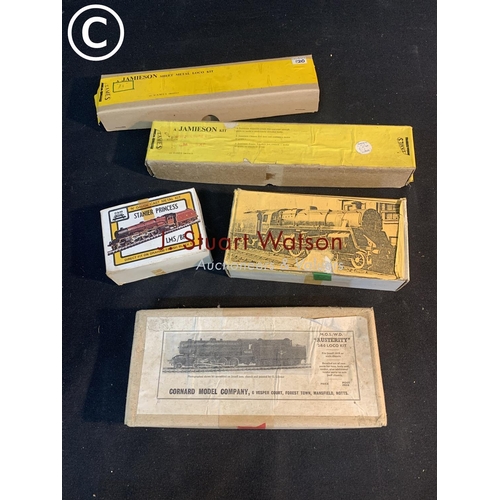 794 - Five metal model loco kits