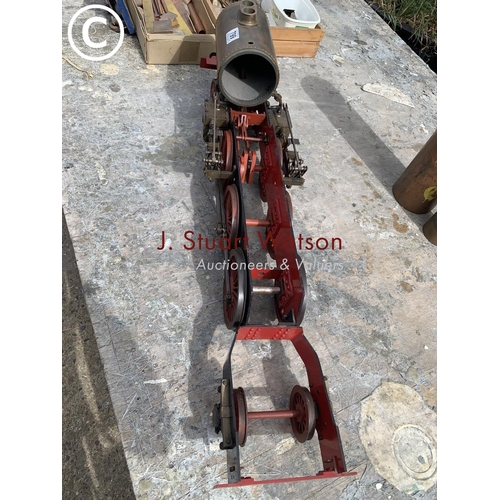 799 - Partially completed scratch built live steam loco Hielan Lassie, 3 1/2