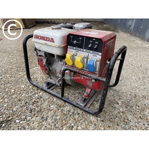 149 - A Honda 3000x petrol generator