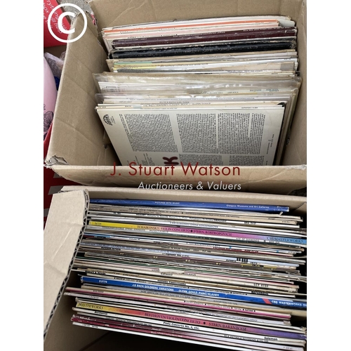 284 - Four boxes assorted records