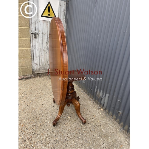 4 - a Victorian mahogany tilt top breakfast table