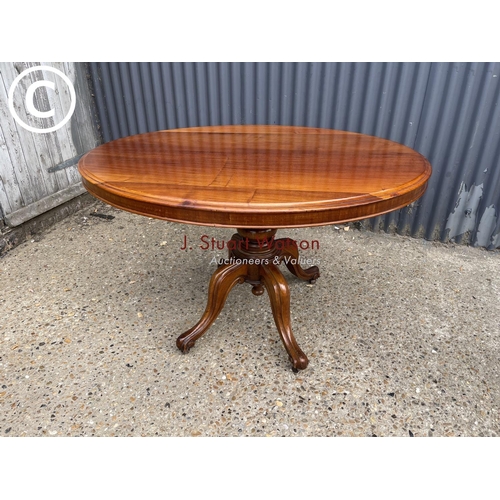 4 - a Victorian mahogany tilt top breakfast table